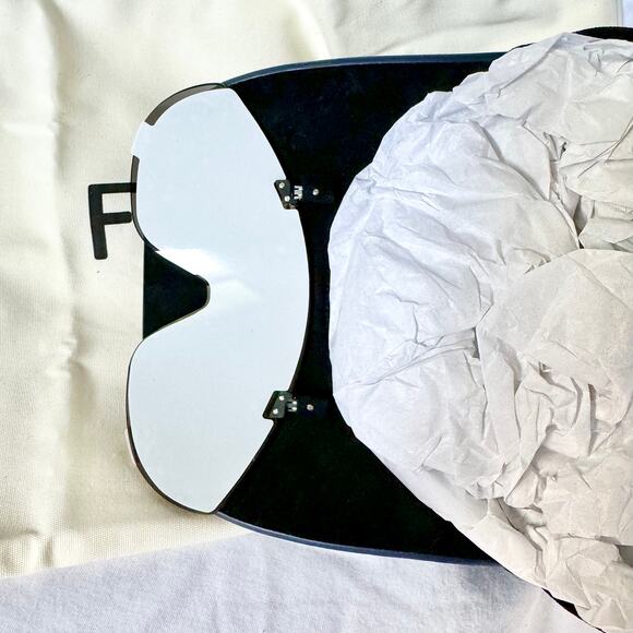 NWT Fendi Eyecap shield sunglasses with hat $670 - Picture 7 of 9